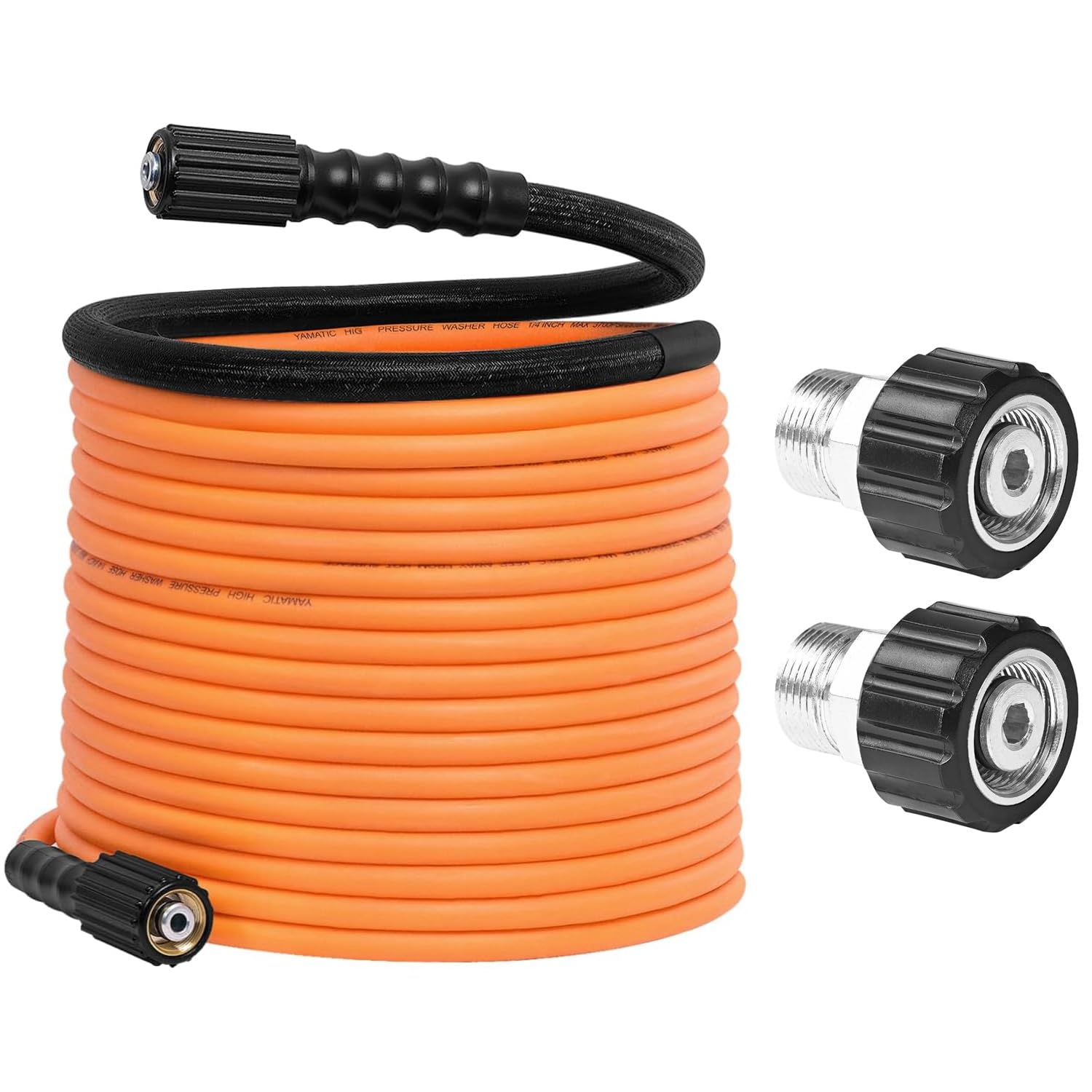 Amazon.com : YAMATIC Pro-Flex Pressure Washer Hose 50ft with M22 Amazon.com : YAMATIC Pro-Flex Pressure Washer Hose 50ft with M22
